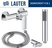 Смеситель Lauter Reef 21СК9678C с лейкой Relexa Lily 21S10048