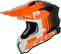 Мотошлем Acerbis Airstrike-C 0026832.203.068 (XL, оранжевый/белый)