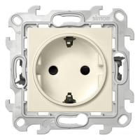 Розетка Simon 2420432-031 (слоновая кость)