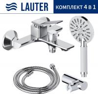 Смеситель Lauter Allure 21CK6618C с лейкой Relexa Nevada 21S10146