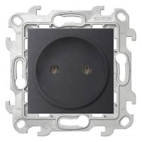 Розетка Simon 2450442-038 (графит)