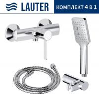 Смеситель Lauter Art 21CK9680C с лейкой Relexa Fleur 21S00126