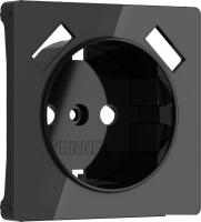 Накладка для USB розетки Werkel W1179548 (черный акрил)
