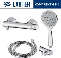 Смеситель Lauter Velvet 21СК9696С с лейкой Relexa Daisy 21S10167