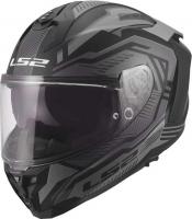 Мотошлем LS2 FF817 Challenger II Dravix (2XL, серый)