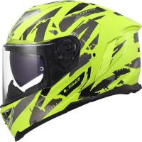 Мотошлем LS2 FF818 Storm III Kaos (L, желтый)
