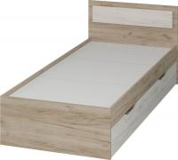 Кровать Тащи в дом Гармония КР608 90х200 (крафт серый/крафт белый)