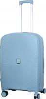 Чемодан-спиннер Eurobags PP-N81 (L, голубой)