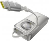 Внешний аккумулятор Baseus Free2Pull Power Bank with Retractable Cable 30W 10000mAh (серый)