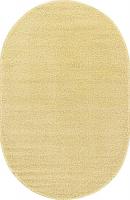 Ковер для жилой комнаты Merinos Lana T600-OVAL-YELLOW 2 (2x4)