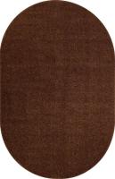 Ковер для жилой комнаты Merinos Lana T600-OVAL-BROWN (1.5x2.3)