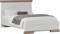 Кровать Black Red White Marselle LOZ120х200 Д (ясень снежный/дуб сонома темный/ясень снежный)