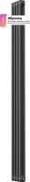 Стальной трубчатый радиатор Royal Thermo Insignia VC2180 - 08 секций Anthracite