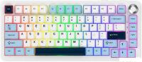 Клавиатура Ajazz AK820 Max Plus (белый/голубой, Ajazz Daydream)