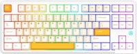 Клавиатура Ajazz AK870 V2 (желтый/белый, Ajazz Daydream)