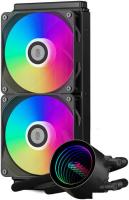 Система жидкостного охлаждения для процессора PCCooler DA240 V2 ARGB (черный)