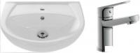 Умывальник Cersanit Erica 55 S-UM-ERI-55-1-W + 63034