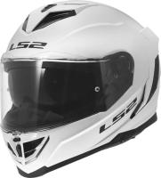 Мотошлем LS2 FF818 Storm III Solid (XS, белый глянец)