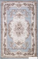 Ковер для жилой комнаты Merinos Valencia Deluxe 4015-STAN-L.BLUE-BROWN (1.5x4)