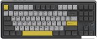 Клавиатура Ajazz AK870 Without Screen (черный/серый/желтый, Ajazz Gift)