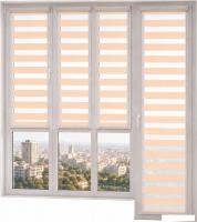 Шторы день-ночь НеоФьюжен Баланс 35х200 правая (персиковый)