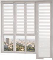 Шторы день-ночь НеоФьюжен Баланс 130х200 левая (белый)