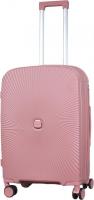 Чемодан-спиннер Eurobags PP-N81 (M, розовый)