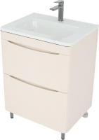 Symbolite Тумба под умывальник Бергамо мини 60 Люкс Plus 2 ящика (карамель)