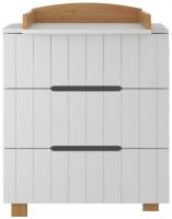 Детский комод Incanto Vikki 800/3 (белый/бук)
