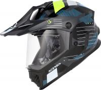Мотошлем Acerbis Rider Junior 0026031.444.056 (Y/L (53-54), черный/флуоресцентный желтый)