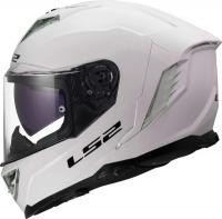 Мотошлем LS2 FF818 Storm III Solid (S, белый глянец)