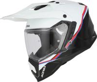 Мотошлем Acerbis Assault Graphic 0026652.237.064 (M, белый/черный)