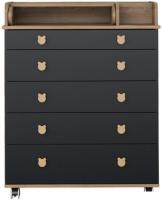 Детский комод Incanto Мишка с органайзером 800/5 PK-0060/05 (дуб/графит)