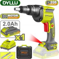 Шуруповерт для гипсокартона Dyllu DTDS204281 (с 1-им АКБ, кейс)