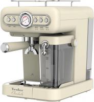 Рожковая кофеварка Tesler ECM-250 beige