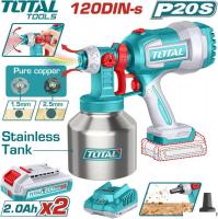 Краскораспылитель Total TSGLI200414 (с 2-мя АКБ)
