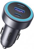 Автомобильное зарядное Ugreen EC307 30W 45843 (черный)