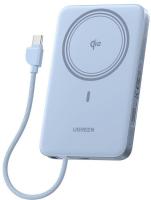 Внешний аккумулятор Ugreen Magflow Air Qi2 15W PB570 65839B 10000mAh (голубой)