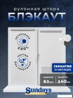 Рулонные шторы Sundays Home LM 167-01 61x140 (белый)