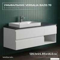 Wellerein Тумба с умывальником AMAL 06310 + Versalia Bazis 70