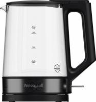 Электрический чайник Weissgauff WK 1700 EcoGlass Nero