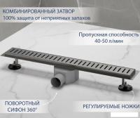 Трап/канал Lauter 2120185-C1GM 800x70 (оружейная сталь)