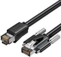 Кабель Vention IBUBH RJ45 - RJ45 SFTP (2 м, черный)