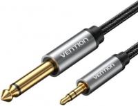 Кабель Vention BCYHH 3.5 мм jack - 6.3 мм jack (2 м, серый)