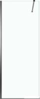 Душевая стенка Wellerein Walk-In WRT-W8MG80 (80x200, прозрачный/графитовый)
