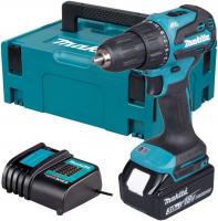 Ударная дрель-шуруповерт Makita DHP490F005 (с 1-им АКБ, кейс)