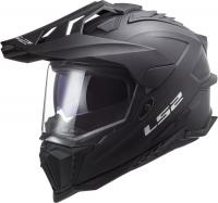 Мотошлем LS2 MX701 Explorer Solid (XL, черный матовый)
