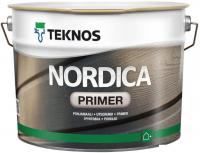 Грунт-эмаль Teknos Nordica Primer Valk 9л (белый)