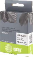 Лента CACTUS CS-TZ231 (аналог Brother TZe-231)
