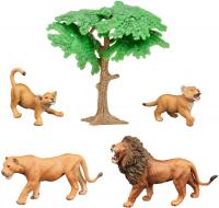 Набор фигурок Masai Mara Мир диких животных. Семья львов MM211-234